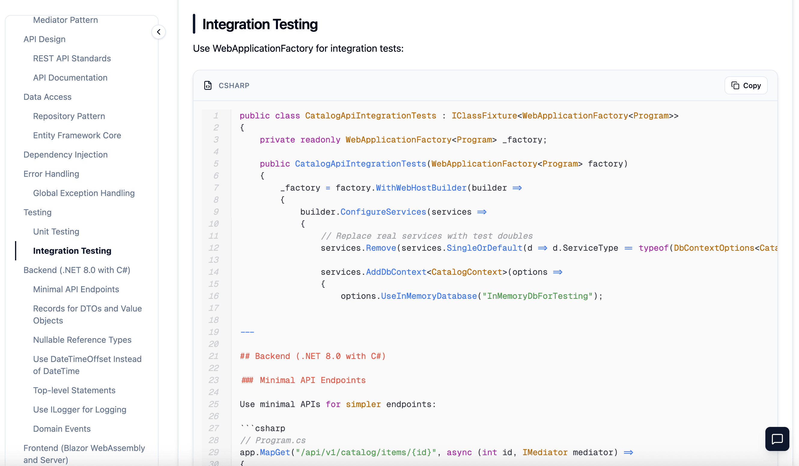 Best Practices — anti-pattern detection
